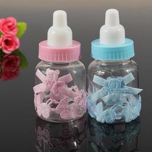 Baby Candy Box Bottle Shower Baptism Party Favours Christening Gift