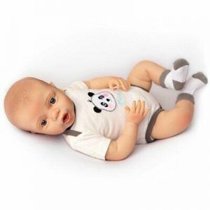 בובות משחק לילדים  בובות תינוק  Realistic Baby Nathan Kinby Doll with Bottle & Pacifier Ages 3+ Assembled in USA