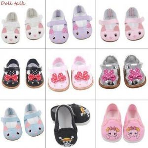 Doll Shoes 7cm High-quality Pattern Mini Shoes For 18 Inch American And Baby NEW