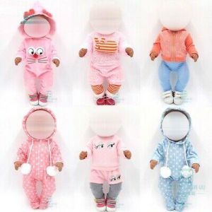 Doll Clothes Dress Outfits Pajames Fit 43cm Toy New Born Doll Accessories Baby