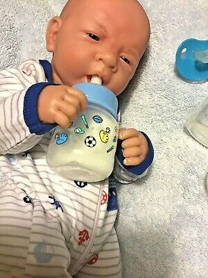 AWW! BABY BOY "DREAMER"! Preemie Life Like Reborn Pacifier Doll + Extras