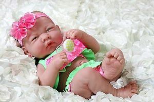בובות משחק לילדים  בובות תינוק  Baby Girl Realistic Berenguer Life Like Reborn Preemie Pacifier Doll w/BIKINI